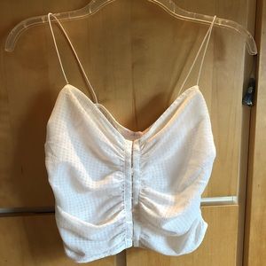 Cinched Side - Gingham Top